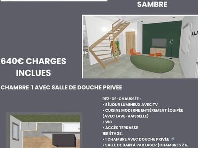 colocation étudiante totalement neuf, Charleroi