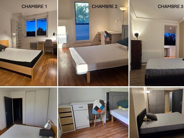 Colocation 3 chambres 96m2 Lyon 7 Berges du Rhone