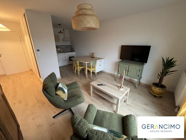 Colombelles – appartement t2 meublé avec parking s/sol