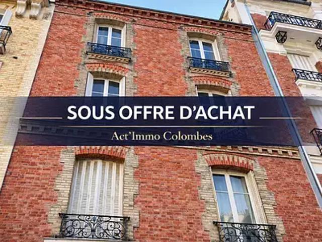 Colombes 92700 Achat / Vente appartement 2 pièces t2