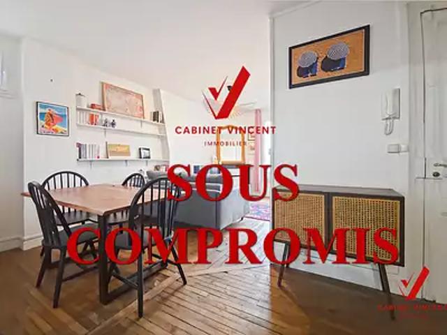 Colombes 92700 Achat / Vente appartement 2 pièces t2 au dernier étage cave