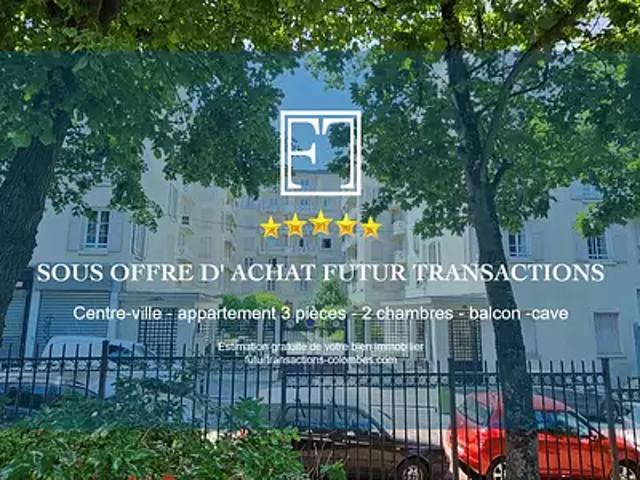 Colombes 92700 Achat / Vente appartement 3 pièces t3