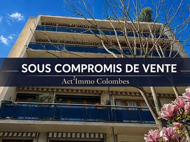 Colombes 92700 Achat / Vente appartement 3 pièces t3 cave parking
