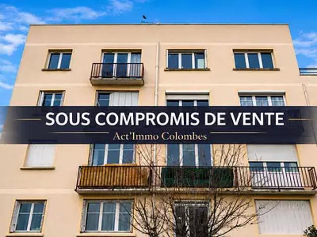 Colombes 92700 Achat / Vente appartement 3 pièces t3 cave