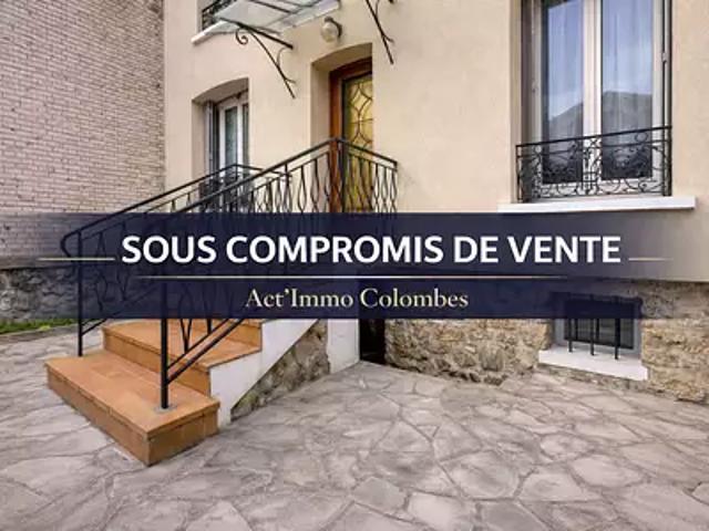 Colombes 92700 Achat / Vente maison 4 pièces t4 terrasse