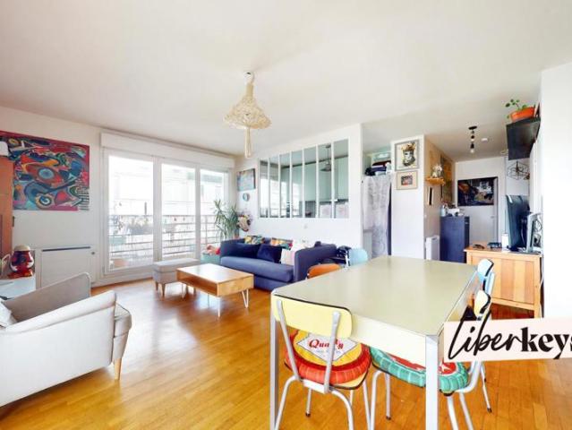 Colombes Europe – 3P 66 m², 2 balcons, parking, résidence 2006