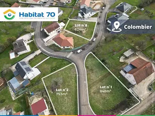 Colombier 70000 Achat / Vente terrain