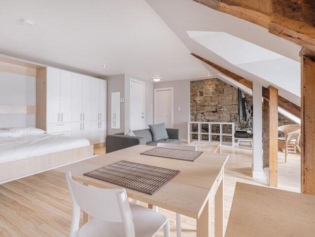 Colombier Loft Studio Entièrement Meublé à Louer Vieux Québec Novembre 2026