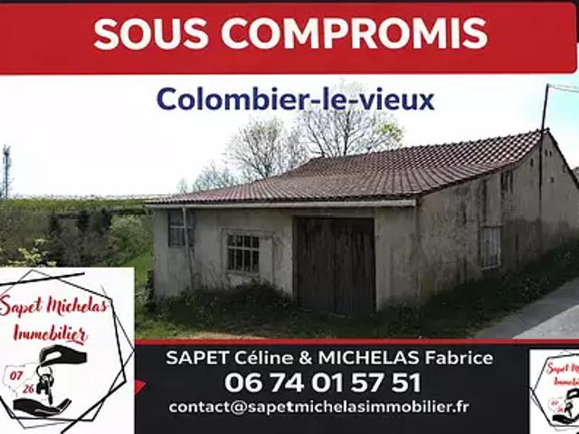 Colombier le Vieux 07410 Achat / Vente maison 1 pièce t1