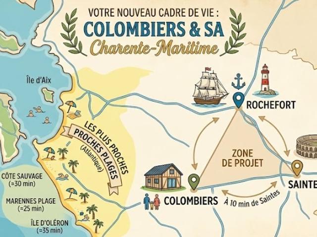 Colombiers Vente Terrain 17