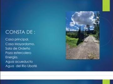 Cortijo de alto standing de 240000 m2 en venta Villa de San Diego de Ubaté, Cundinamarca