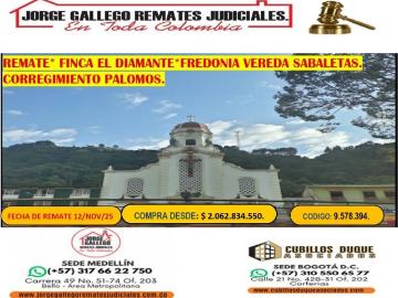 Cortijo de alto standing en venta Fredonia, Departamento de Antioquia
