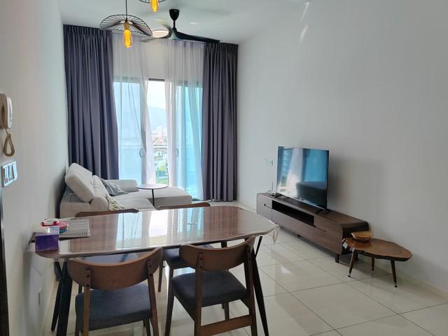 Corner 1000sft Queens Residence Q1 Q2 Furnished Bayan Lepas