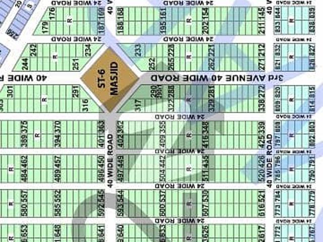 Corner 135 Square Yards Plot Near Main Road Saadi Garden Vip Block 2
