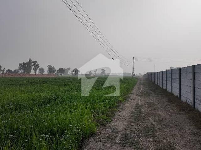 Corner 4 Kanal Plot With 100 Feet Front Near Main Barki Road