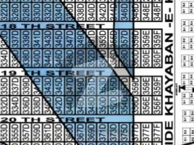 Corner 500 Yards Residential Plot for Sale Street 19 & Khayaban e Khyber, DHA Phase 8 Zone B