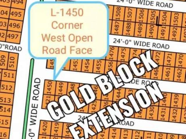 Corner 80 Sqyd Road Facing West Open on instalment in North Town Karachi Buffer Zone 2 ID 18208