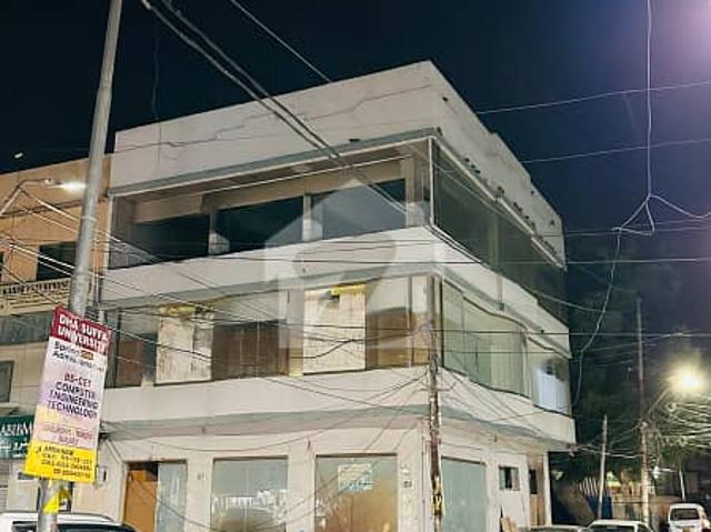 Corner Commercial Building With Basement For Sale Cantt Bazar, Malir Cantt
