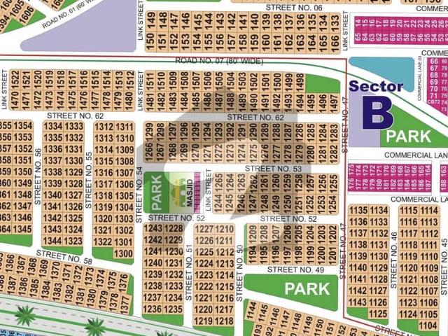 Corner Extra Land Nearest from 150 ft Road