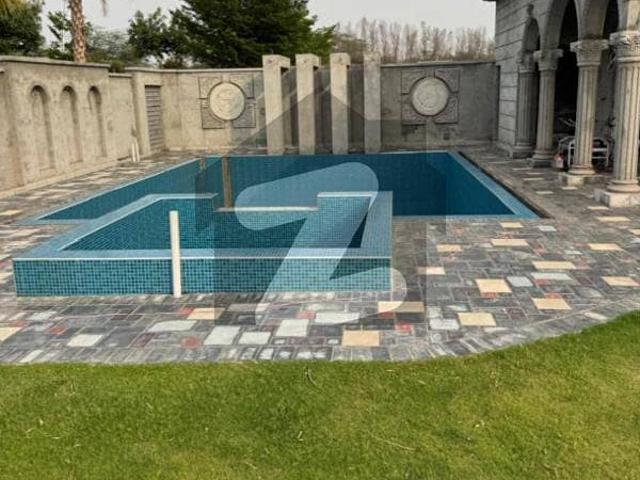 Corner Farmhouse with Swimming Pool for Sale on Main Barki Road