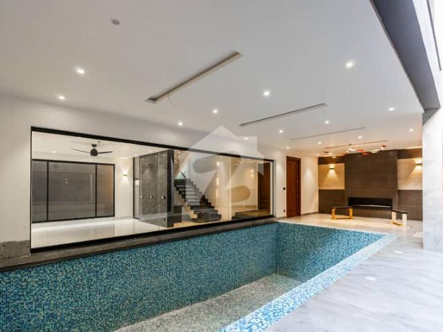 Corner full basement with pool 01 kanal brand new modern house for sale