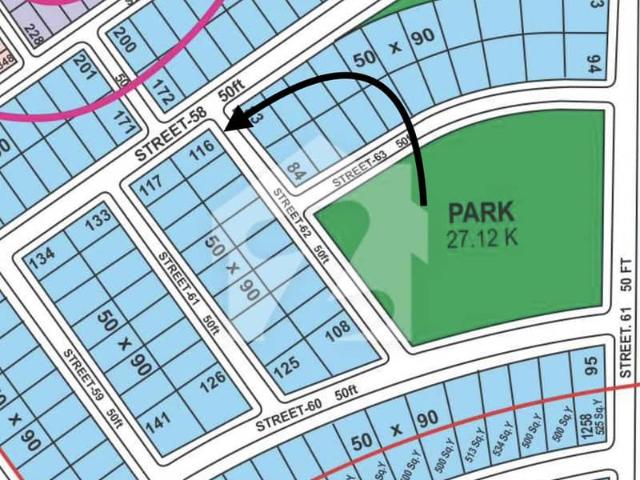 Corner Kanal Plot @3.35 Cr Block C1, Sector B17 Islamabad