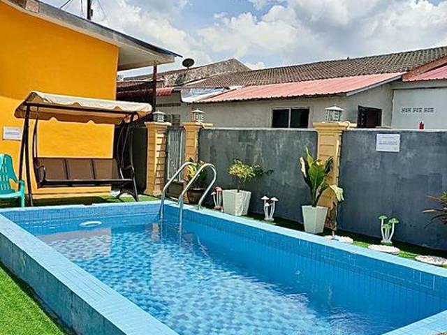 CORNER LOT TAMAN MUTIARA SUNGAI KOB KULIMSWIMMING POOL BOOKING 1k