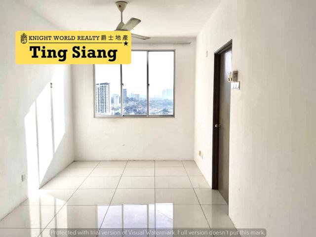 CORNER NEWLY PAINT Skyview Garden Jalan Perak Jelutong 800sf 1CP