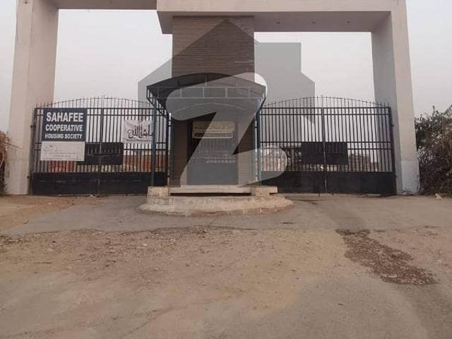 Corner Sahafee Society 120 Square Yards Residential Plot Up For Sale