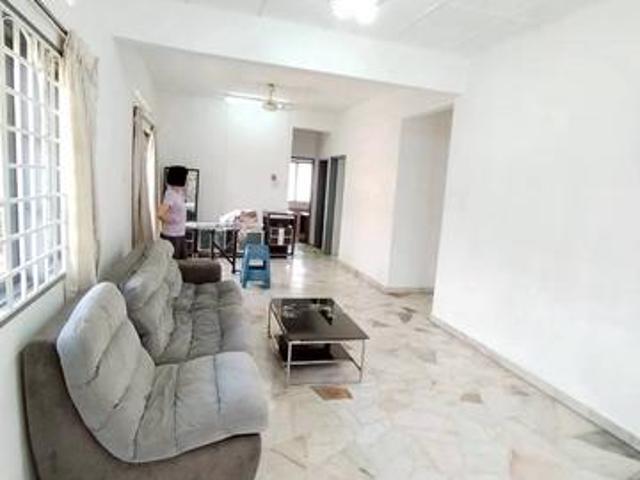 Corner single storey taman suria jb town 3bed fully furnish
