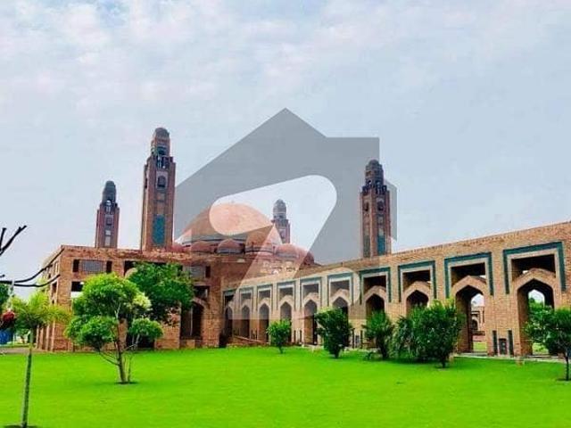 Corner possession utility extra land everything paid plot in iqbal block bahria town lahore