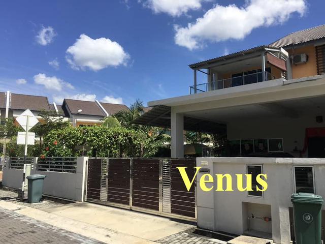 Corner Reno furnish gated semi D Pearl Residence Aster Villa Raintree