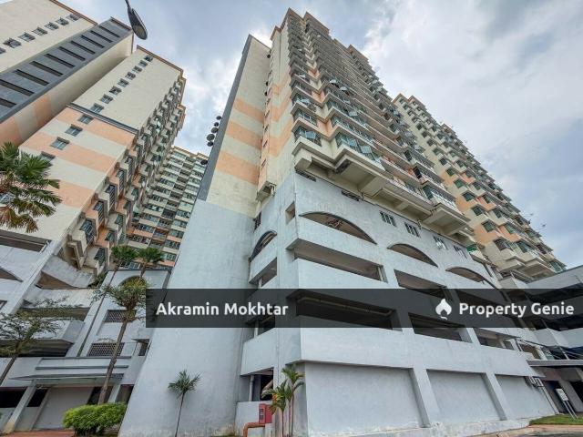 Corner Unit & 1 Parking | Mutiara Anggerik Serviced Apartment Seksyen 15, Shah Alam