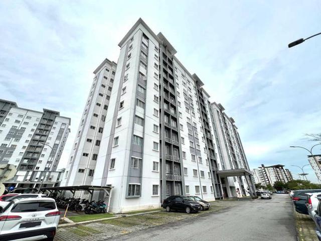 CORNER UNIT TERRMURAH Apartment Seri Intan U13 Setia Alam