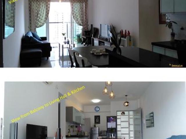 Corner Unit at Queensbay For Rent
