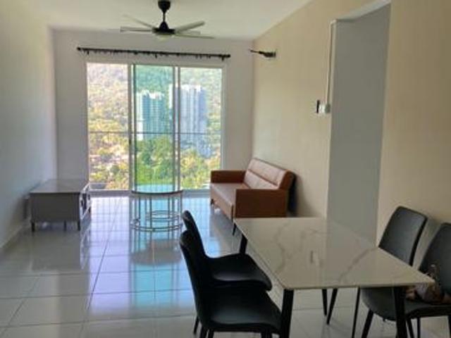 CORNER UNIT Fairview Residence 970sf FULLY FURNISH 2cp Sungai Ara FTZ