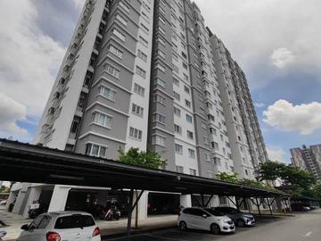 Corner Unit Freehold Fully Furnished Apartment Kemuning Aman Shah Alam