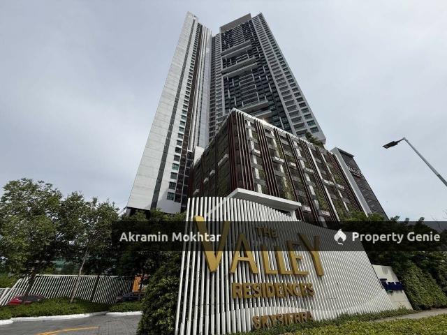 CORNER UNIT, PARTIALLY FURNISHED & 2 PARKING |THE VALLEY RESIDENCES SKY SIERRA CONDOMINIUM TAMAN SETIAWANGSA KL FOR SALE