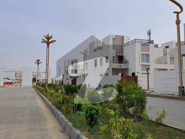 Corner Villa For Sale At Palm Village Area 200 Square Yards Near Main Boulevard Road And Main Gate