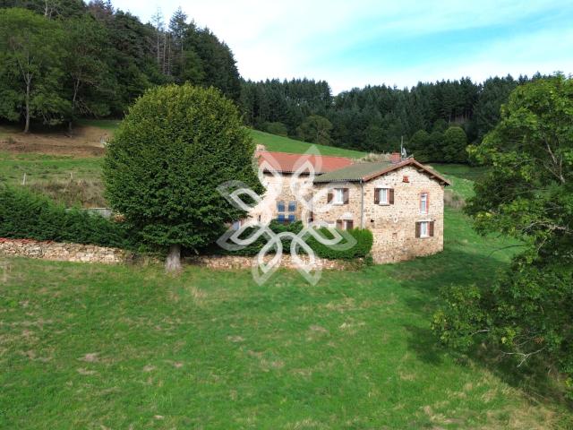 Corps de ferme en pierre avec vue dominante Dépendances et fort potentiel 15 minutes de Brioude