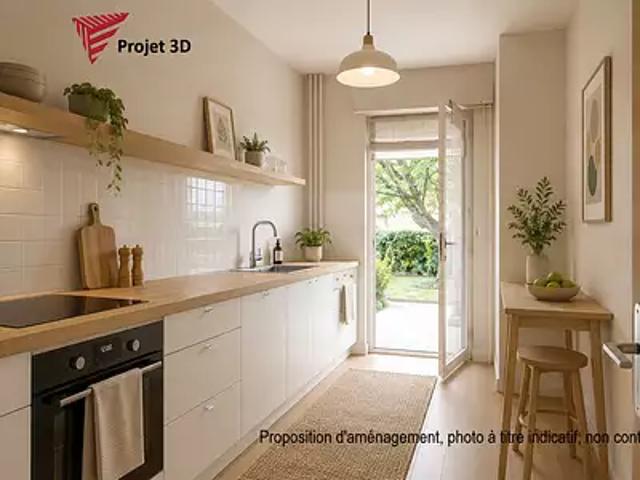 Cosne Cours sur Loire 58200 Achat / Vente appartement 3 pièces t3 terrasse cave