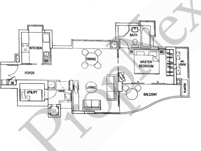 Cote D'Azur Condominium For Sale, $1,638,000, 1 Bed 1 Bath 839 sqft $1,952.00 psf