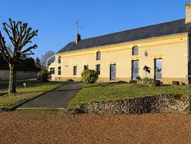 Coulonges sur Sarthe 61170 Achat / Vente maison 6 pièces t6 terrasse cave