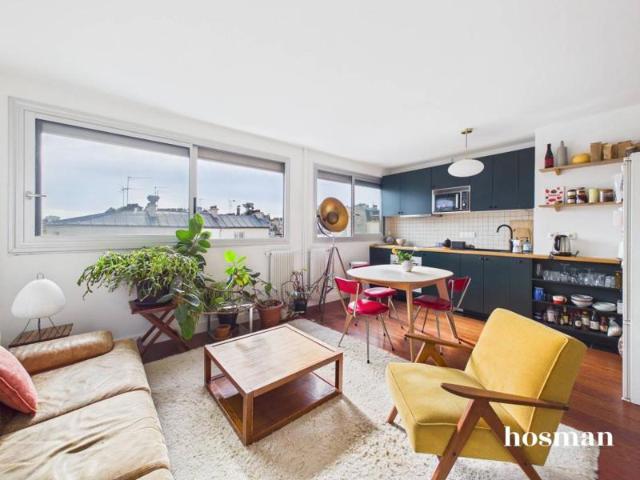 Coup de cœur ! 2 pièces de 48 m² Vue dégagée et calme, Rue Damrémont, Paris