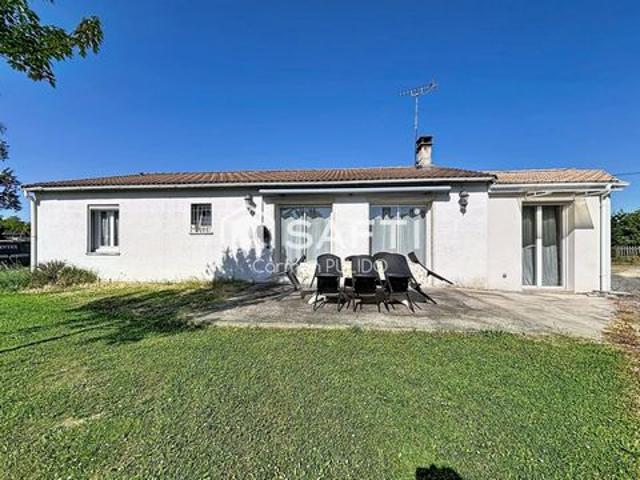 Coup de cœur à Saint Romain la Virvée – Maison de 130 m² avec 4 chambres sur parcelle arborée de 1 550 m² sans vis à vis