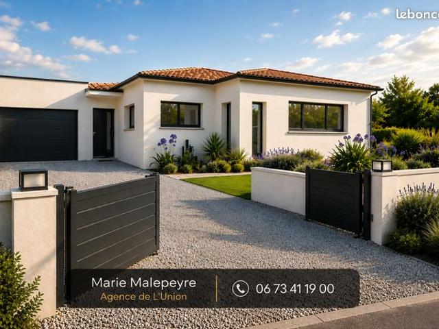 Coup de cœur assuré à Verfeil Maison contemporaine 3 chambres avec suite parentale et terrain