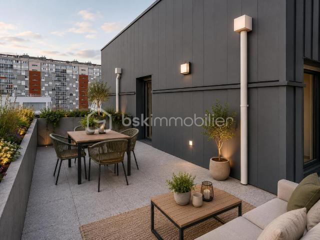 Coup de cœur: duplex lumineux avec grande terrasse