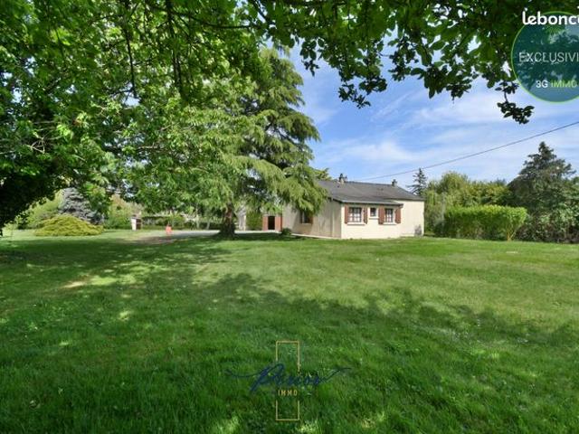 Coup de cœur en campagne: Maison de plain pied avec 5 925 m² de terrain