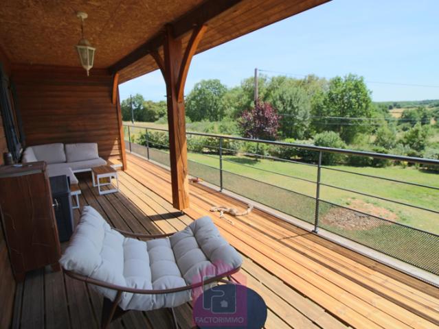 Coup de coeur nature: maison à ossature bois sur 8 000 m2 de