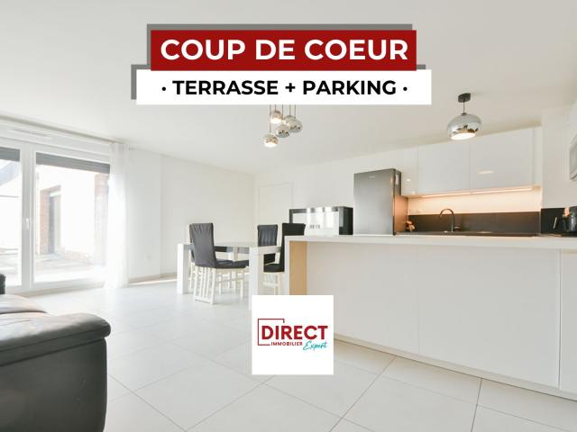 COUP DE COEUR: APP 4P + TERRASSE + PARKING